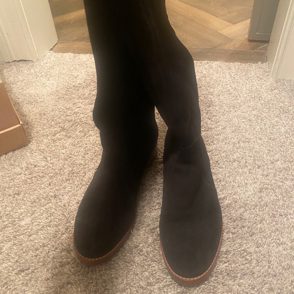 COPY - Via spiga boots black suede